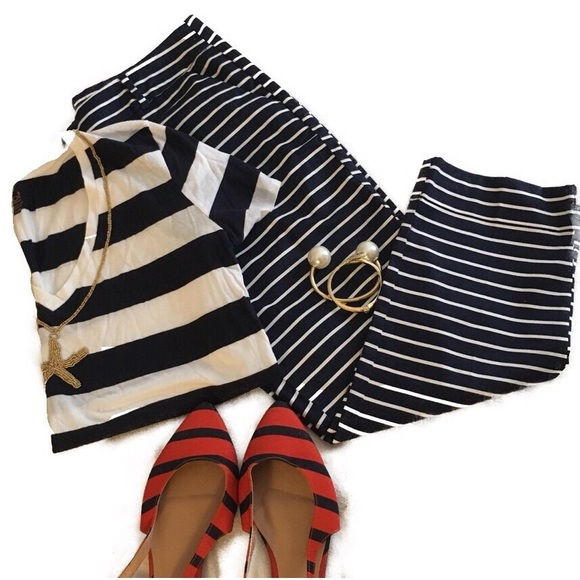 horizontal striped pants